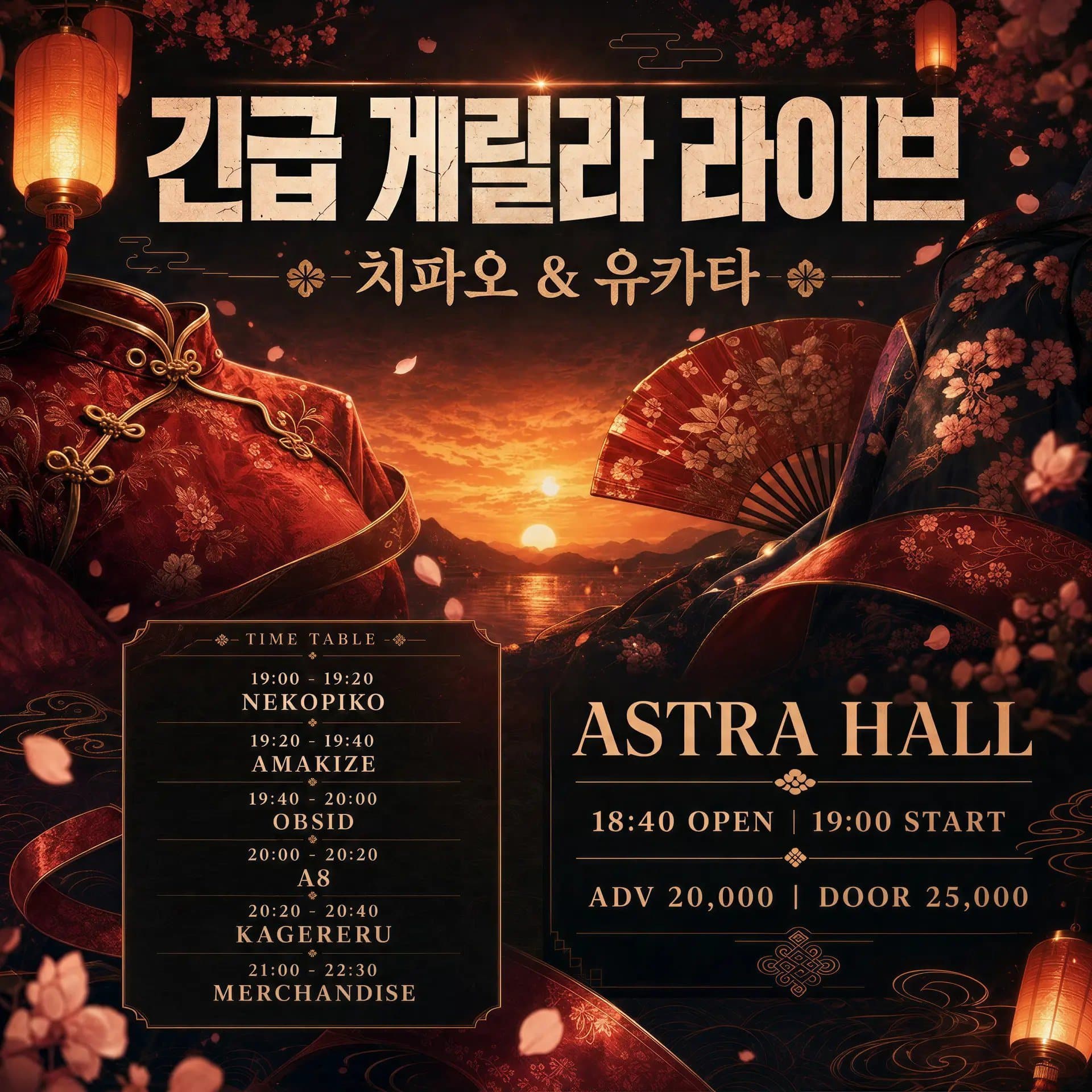긴급 게릴라 라이브 -치파오 & 유카타 - 포스터 1